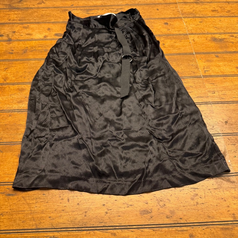 Zara skirt career style‎ with fashion buckle black Size XS